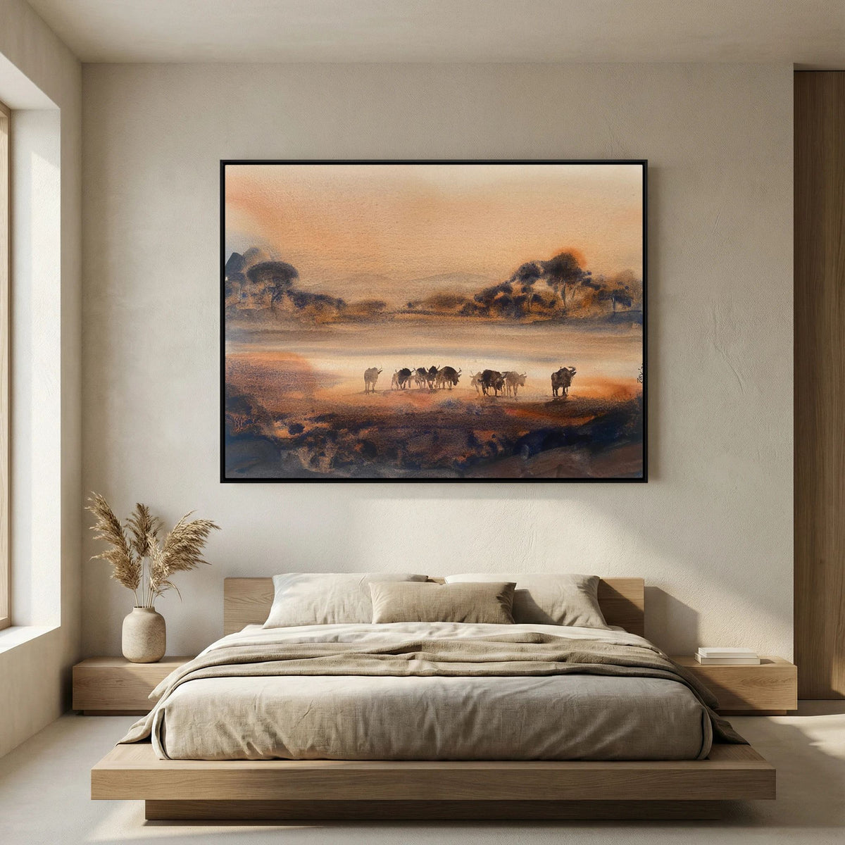 Wildebeests
