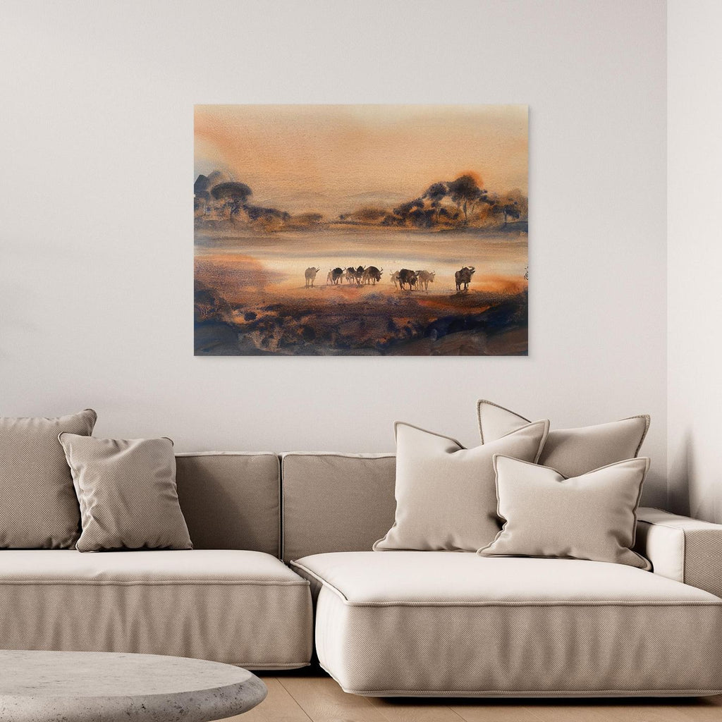 Wildebeests