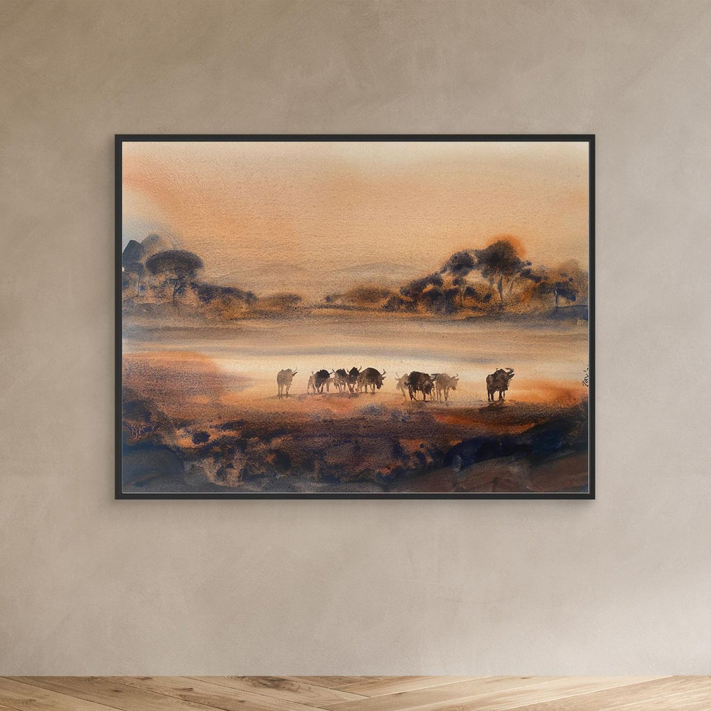 Wildebeests