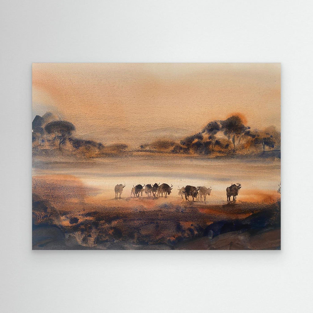Wildebeests