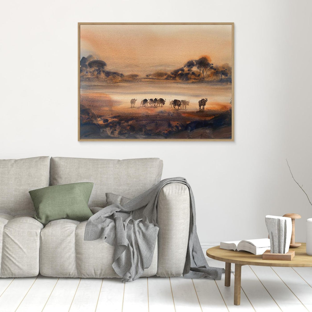 Wildebeests